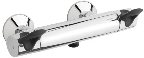 Damixa Thermixa 300 shower mixer with care handle, chrome/black