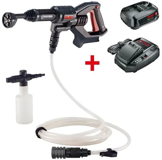 AL-KO Pressure Washer Battery Pressure Washer PW 1850 18 V incl. battery and charger