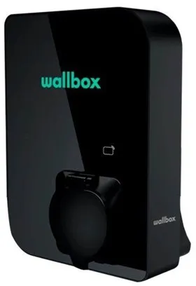 Wallbox Copper SB Charging Station with Wi-Fi 11 kW Type 1 and 2, black