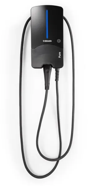 Webasto Pure Charging Box 22 kW Type 2 Black Edition with 4.5 m cable - Integrated Type B residual current device