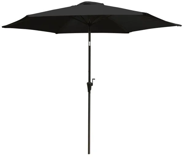 Parasol with tilt black 3m