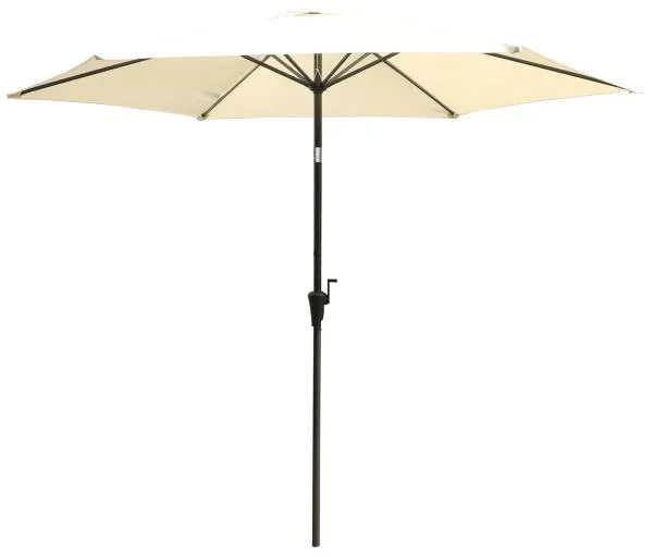Parasol with tilt beige 300cm