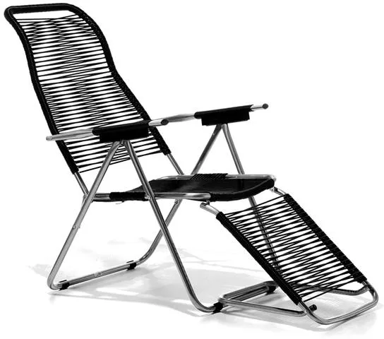 Fiam Spaghetti Lounger Black