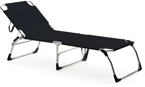 Fiam Amigo XXL Sun Lounger Black