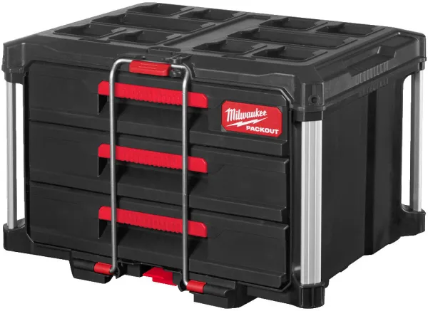 Milwaukee Packout Drawer Box with 3 Drawers